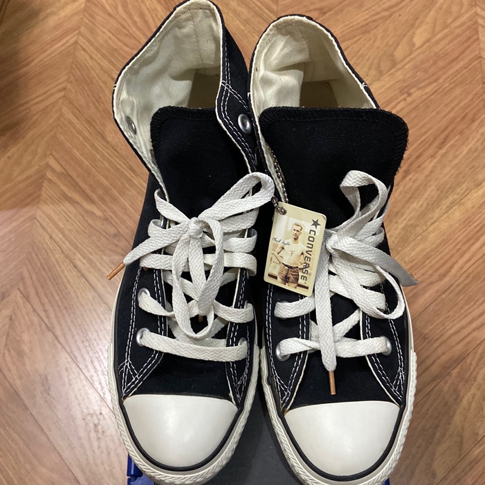 CONVERSE ALL STAR HI, Size 6M/8WO, Black